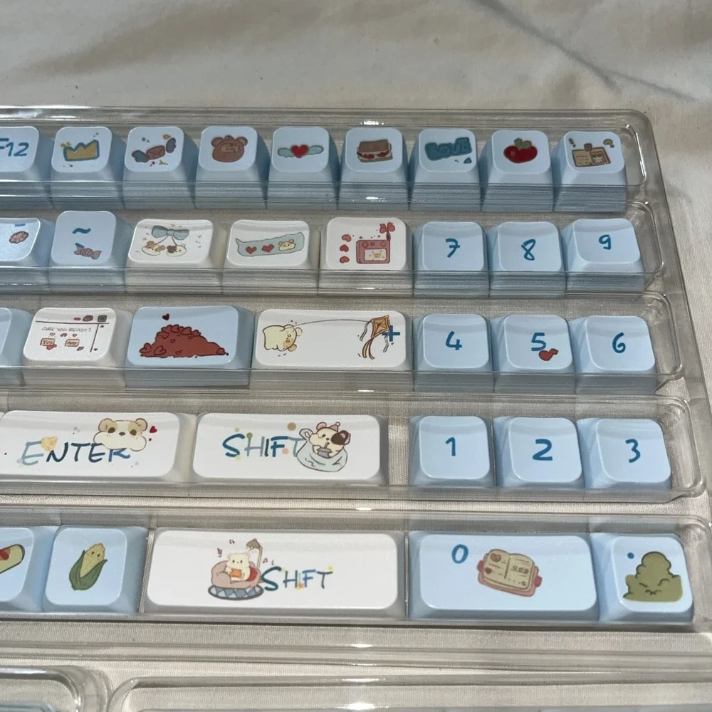 Cartoon Chiikawa Keycap For Mechanical Keyboard Hamster Cutee Keys Key Cap Gifts